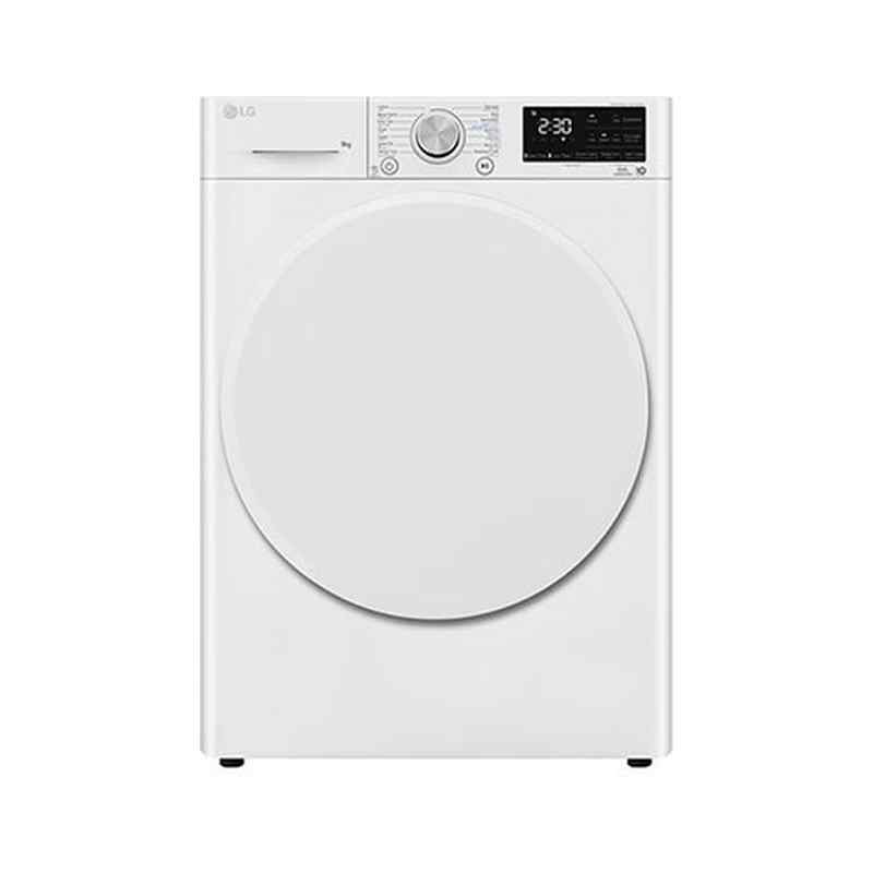 LG RH90V3AV0W Front Load Dryer, 9 kg, Sensor Dry, WiFi, White