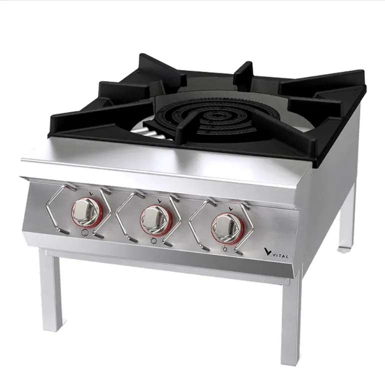 GAS STOCK POT BURNER RANGE 4 RINGS, GAZLI YER OCAGI 4 YANISLI