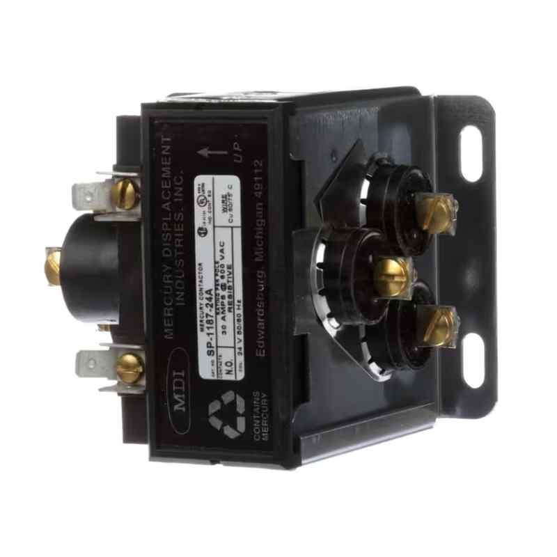 FRYMASTER 8071071-AS Mercury Contactor, 3 Pole, 24V, 30A (Replaced from FM82634171)