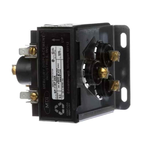 [8071071-AS] FRYMASTER 8071071-AS Mercury Contactor, 3 Pole, 24V, 30A (Replaced from FM82634171)