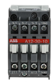 ABB A12-30-10-81 Contactor, 12A, 3-Pole, 24VAC Coil