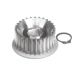 Prince Castle 527-810S Pulley with Retaining Clip, 28 Tooth, DCFT-MCD